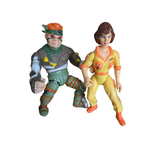 1990s Ninja Turtle Ratman And April - Picture 1 of 5